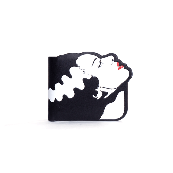 rock rebel Bride of Frankenstein Monster Head Wallet