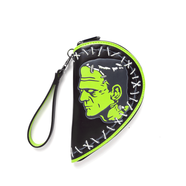 Rock Rebel Bride Of Frankenstein Stitch Heart Wallet