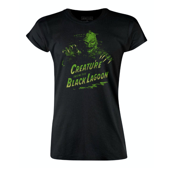 rock rebel Green Creature From the Black Lagoon Women's Tee