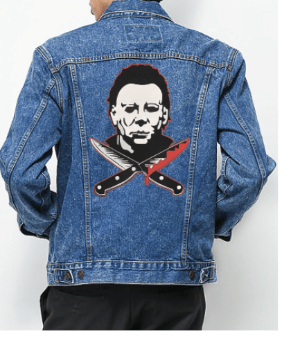 Rock Rebel Halloween 2 Michael Myers Knives Large Embroidered Patch