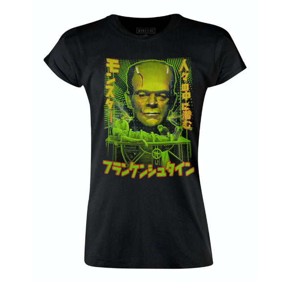 rock rebel Japanese Monster Among Us Frankenstein Women's Tee