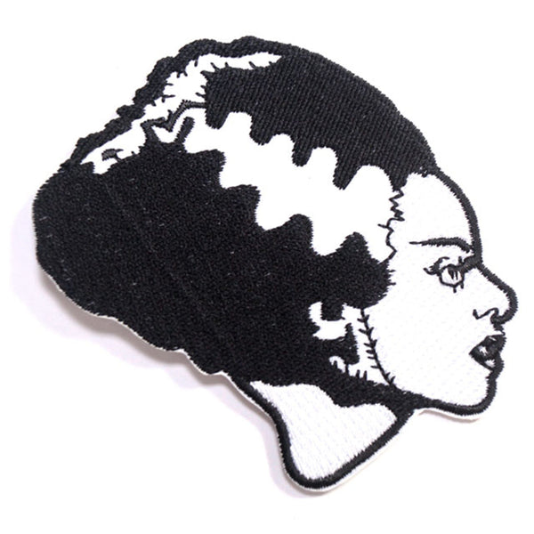 Rock Rebel Bride Of Frankenstein Embroidered Patch