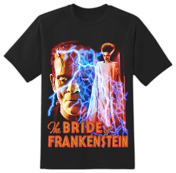 rock rebel Bride of Frankenstein Poster Tee