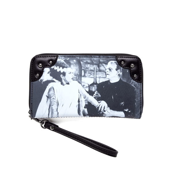 rock rebel Bride Of Frankenstein Zip Around Wallet