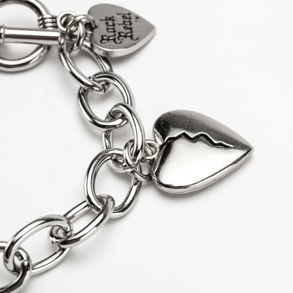 Rock Rebel Broken Charm Bracelet