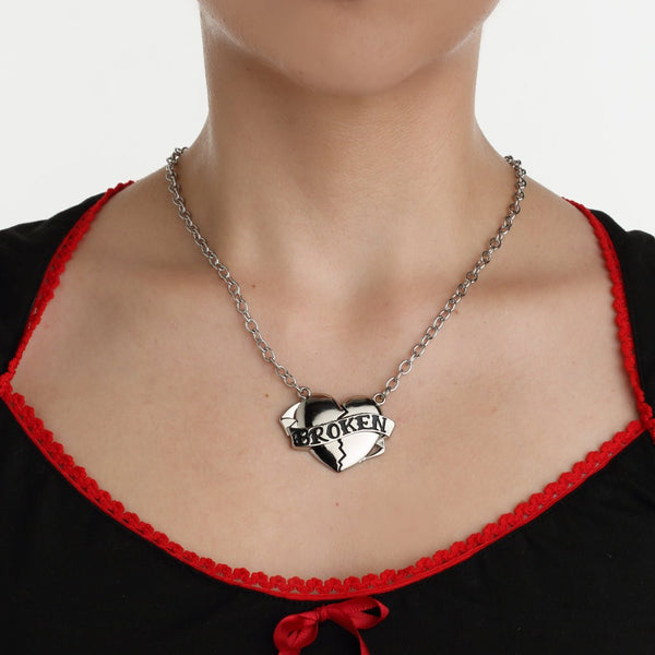 Rock Rebel Broken Pendant Necklace