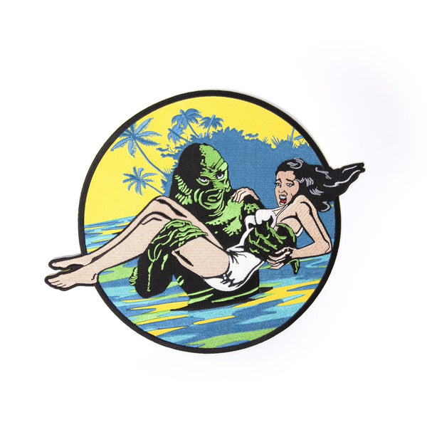 rock rebel Creature Damsel Large Embroidered Patch