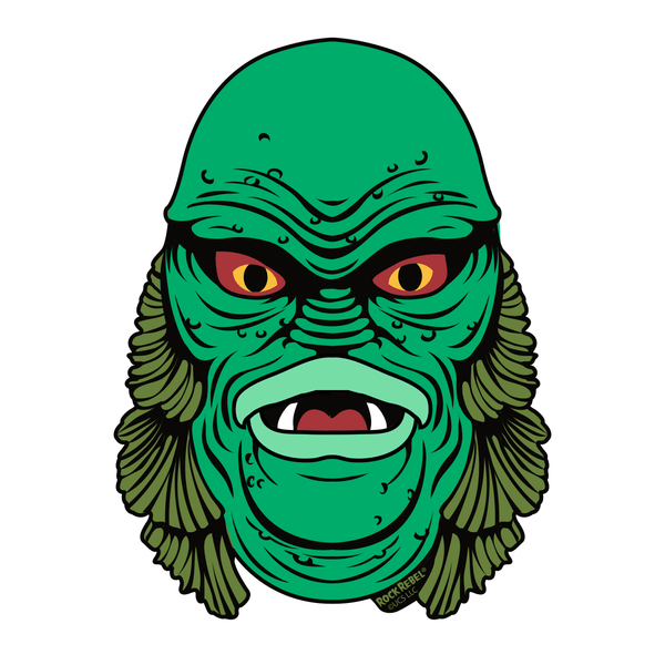 rock rebel Creature Sticker 4"