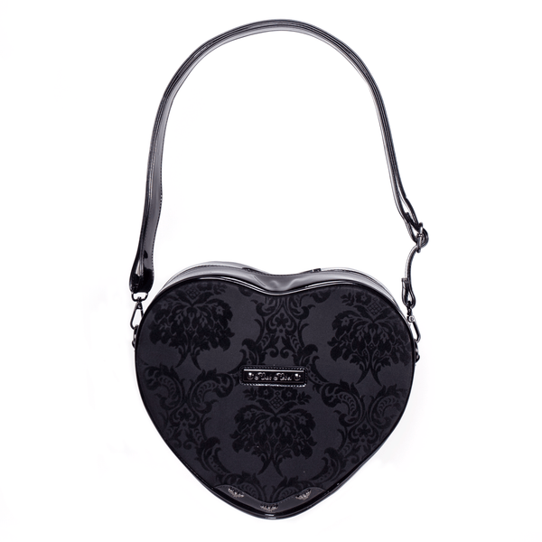 Rock Rebel Damask Heart Shoulder Bag