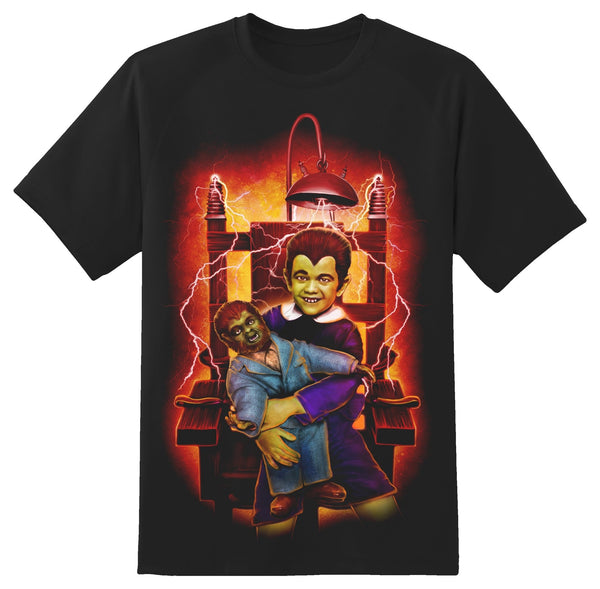 rock rebel Eddie Munster Electric Chair Tee