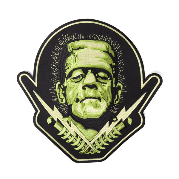 rock rebel Frank'N'Bolts Large Embroidered Patch