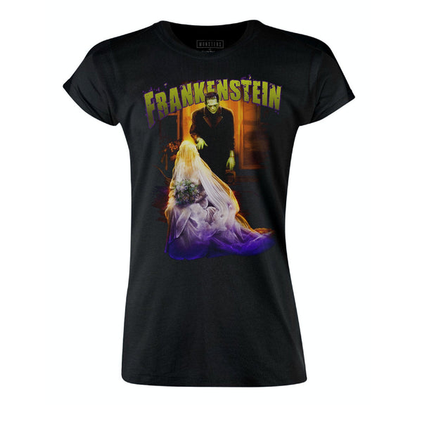 rock rebel Frankenstein & Bride Women's Tee