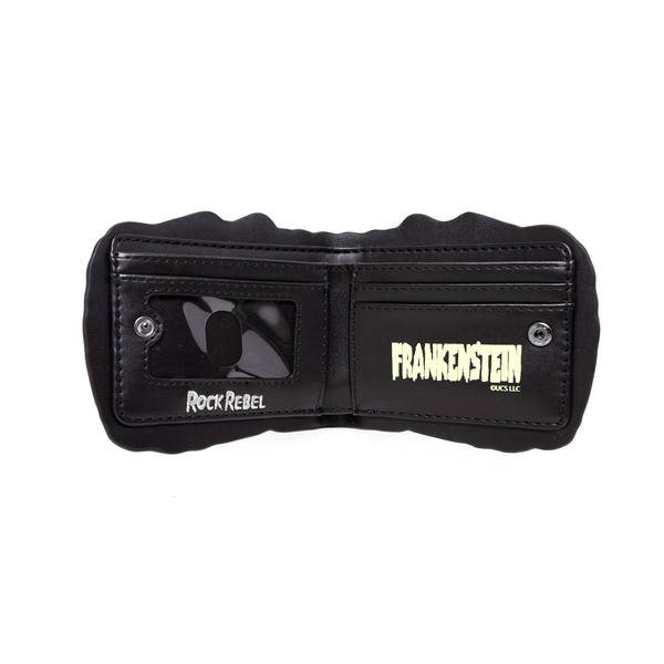 Rock Rebel Frankenstein Monster Head Wallet