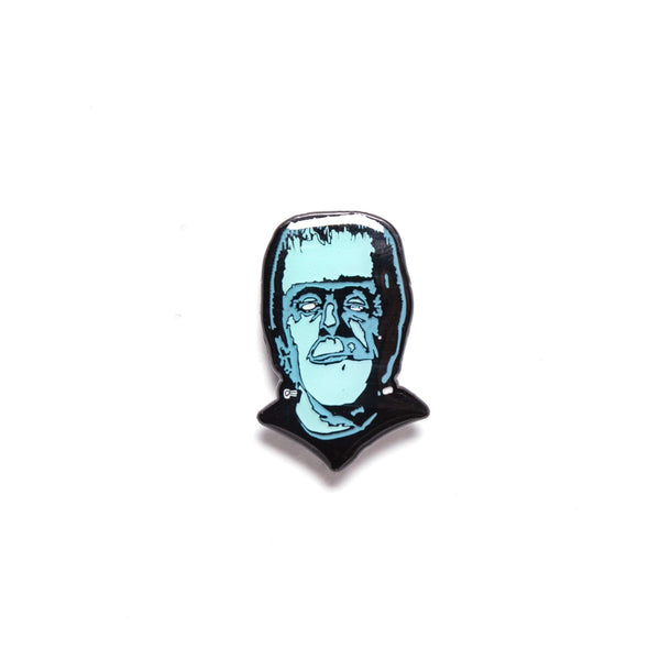 rock rebel Herman Munster Portrait Enamel Pin