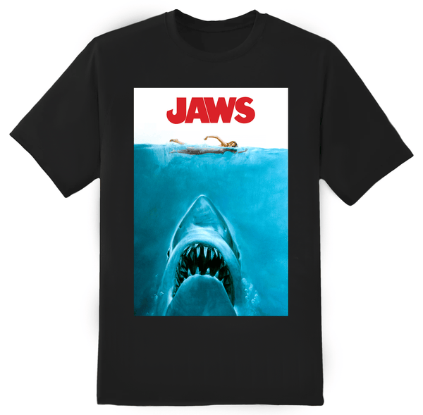 rock rebel Jaws Poster Tee