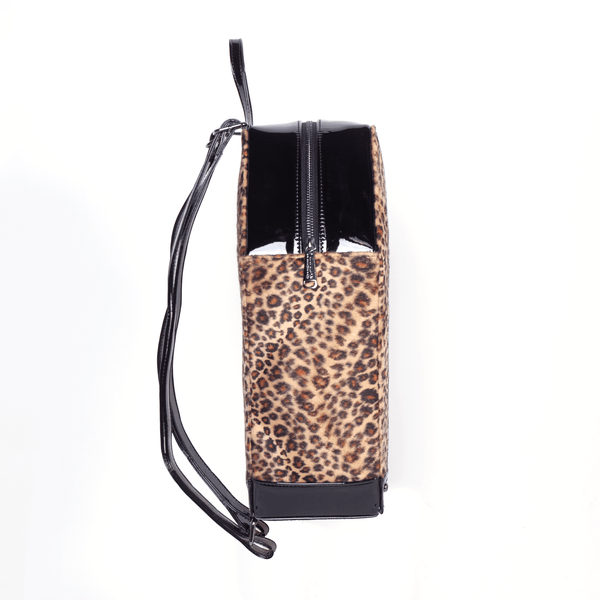 Rock Rebel Leopard Coffin Backpack