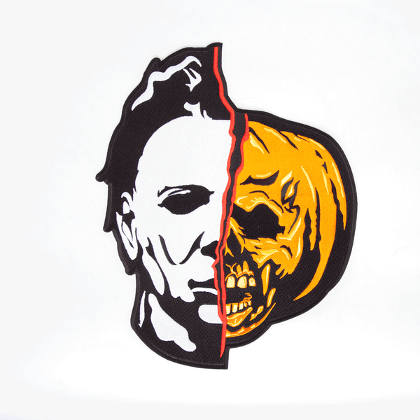 rock rebel Michael Myers Half Face Large Patch