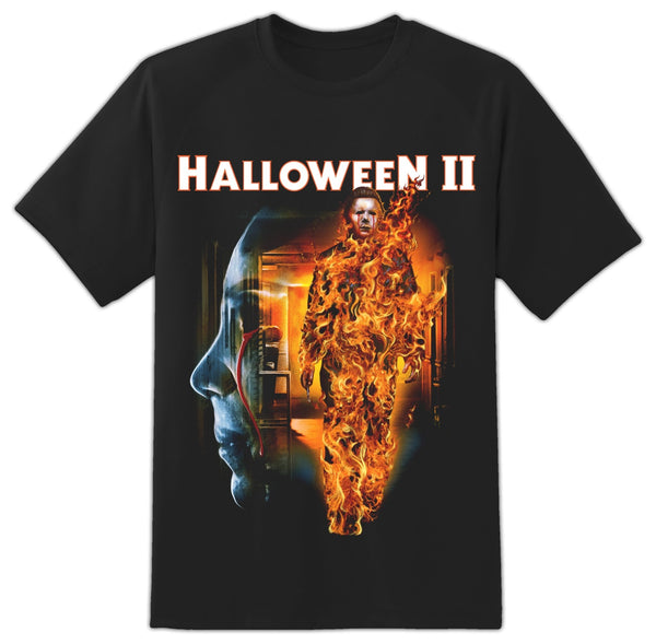 rock rebel Michael Myers Halloween II Poster Tee