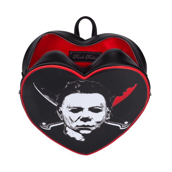 Rock Rebel Michael Myers Heart Backpack