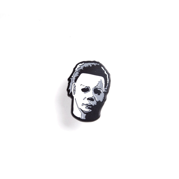 rock rebel Michael Myers Tilted Head Enamel Pin