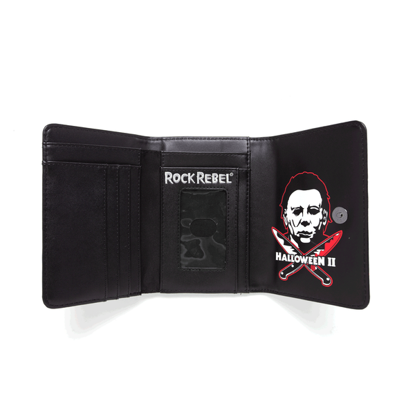 rock rebel Michael Myers Tri-Fold Wallet
