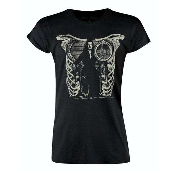 rock rebel Morticia Addams Women's Tee