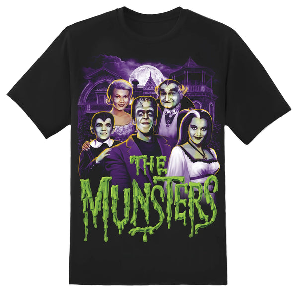 rock rebel Munsters Collage Tee