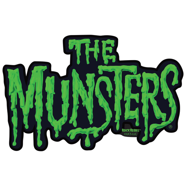 rock rebel Munsters Logo Sticker 5"