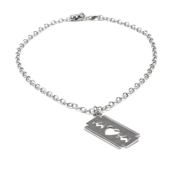 Rock Rebel Razor Pendant Necklace