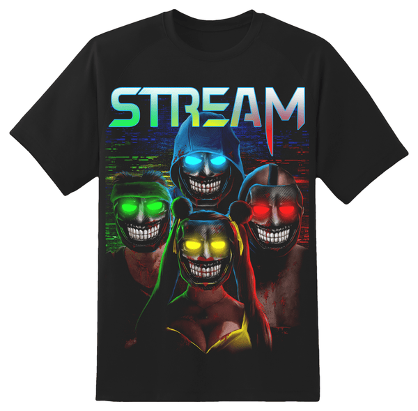 rock rebel Stream Poster Tee