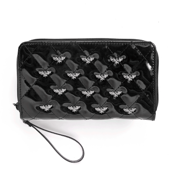 rock rebel Studded Bats Wallet