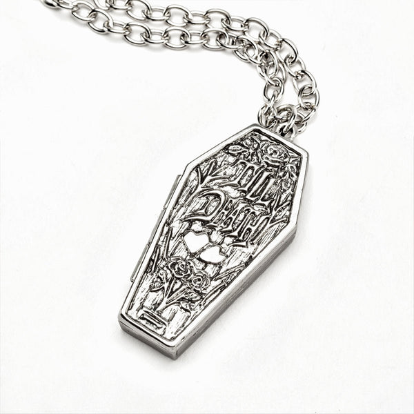 Rock Rebel Till Death Coffin Pendant