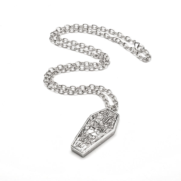 Rock Rebel Till Death Coffin Pendant