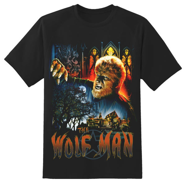 rock rebel Wolfman Poster Tee