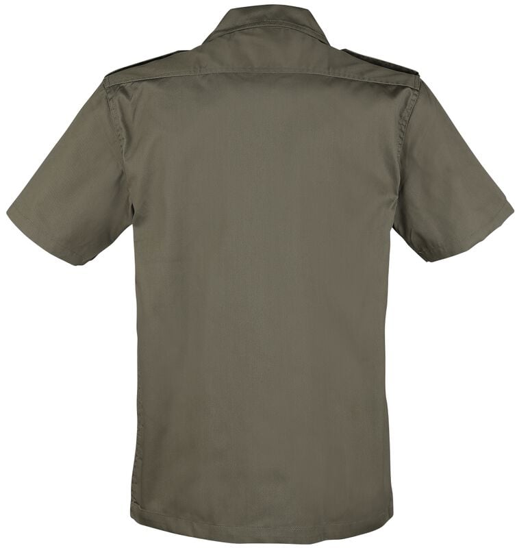 Rock Revival "1/2 Sleeve US Shirt" Short-sleeved Shirt Olive By Brandit