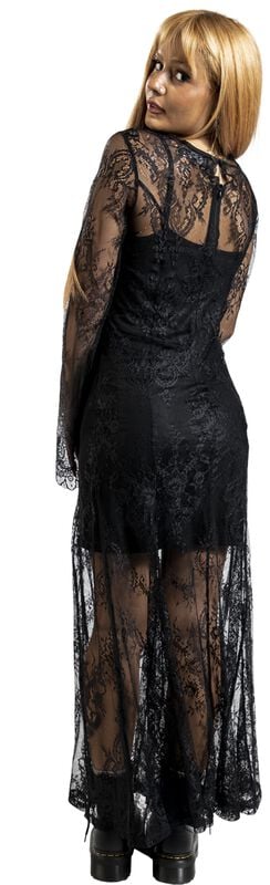 Rock Revival "2-in-1 Dress" Maxi Dress Black By Black Premium By EMP