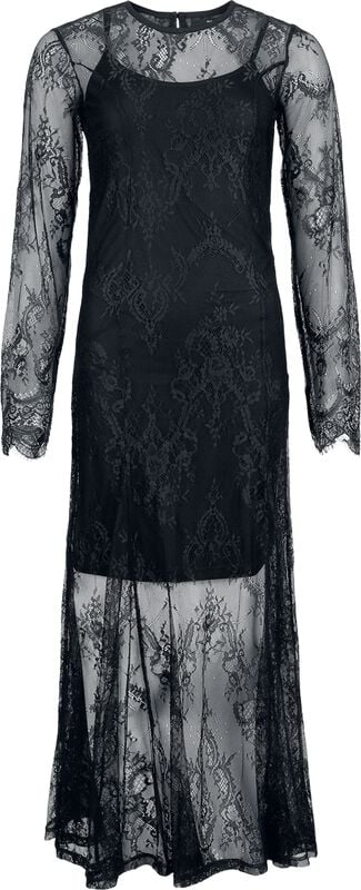 Rock Revival "2-in-1 Dress" Maxi Dress Black By Black Premium By EMP