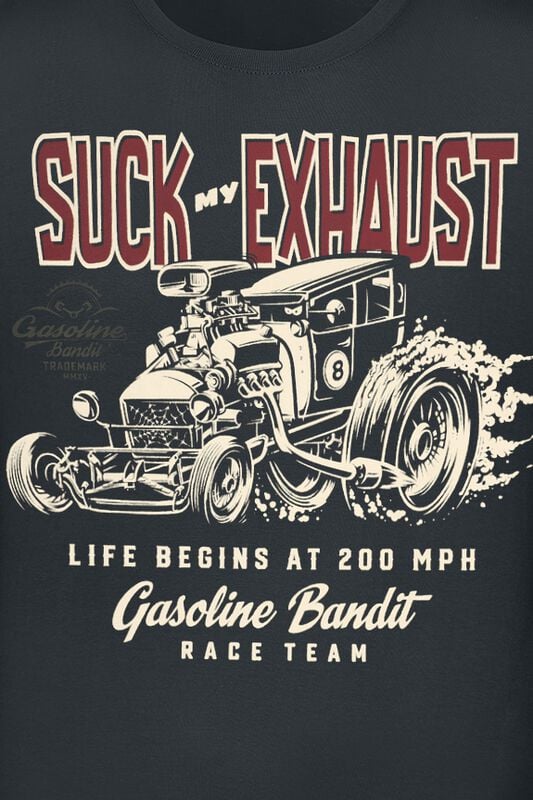 Rock Revival "200 MPH" T-Shirt Black By Gasoline Bandit