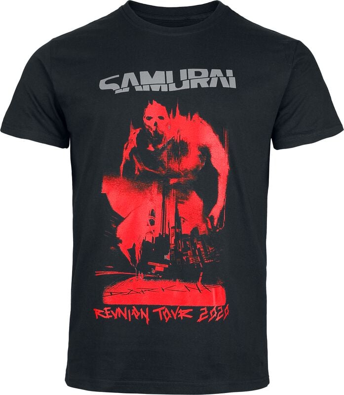 rock revival "2077 - Samurai Reunion Tour 2020" T-Shirt black by Cyberpunk