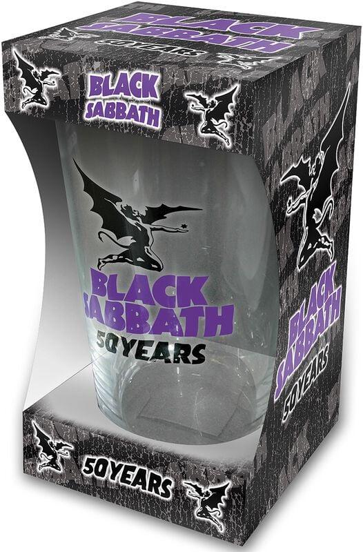 Rock Revival "50 Years" Beer Glass Transparent By Black Sabbath