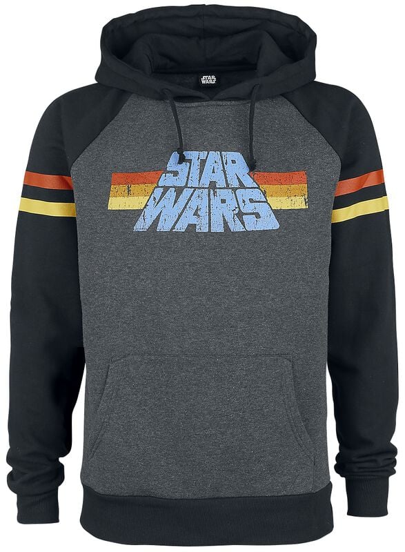 rock revival "77" Hoodie mottled dark grey/black by Star Wars
