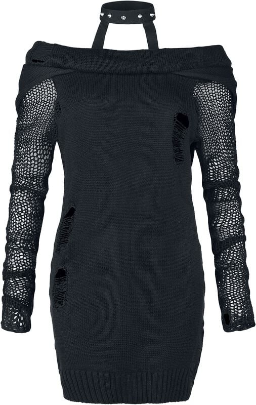 rock revival "Absence of Light Top" Knit jumper black by Vixxsin