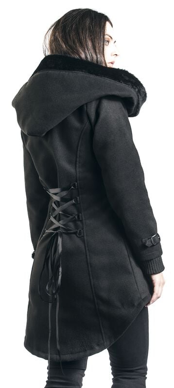 Rock Revival "Across The Night" Winter Jacket Black By Gothicana By EMP