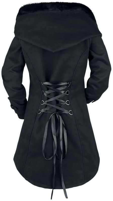 Rock Revival "Across The Night" Winter Jacket Black By Gothicana By EMP