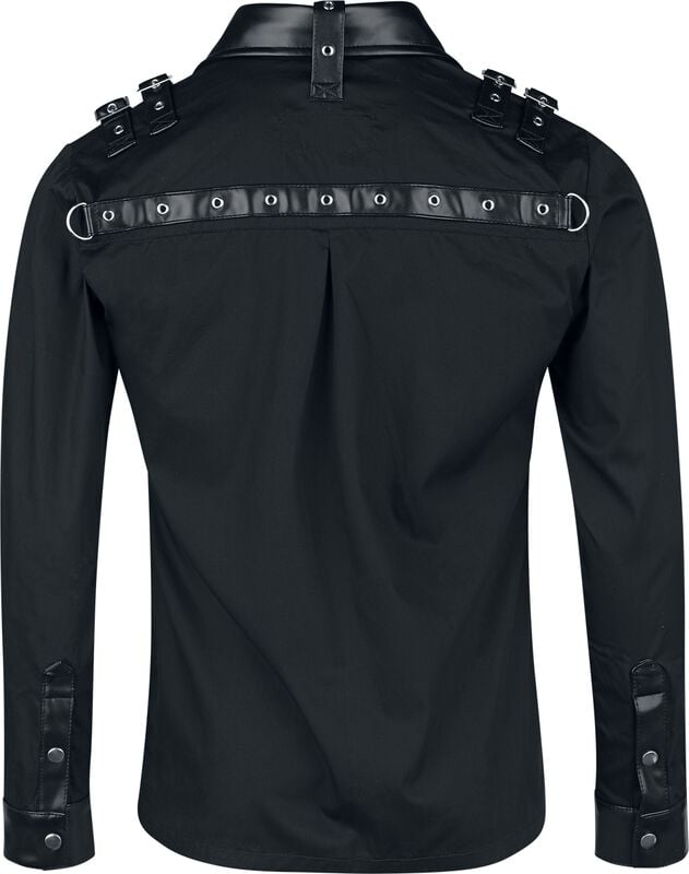 Rock Revival "Ajani Shirt" Longsleeve Black By Poizen Industries