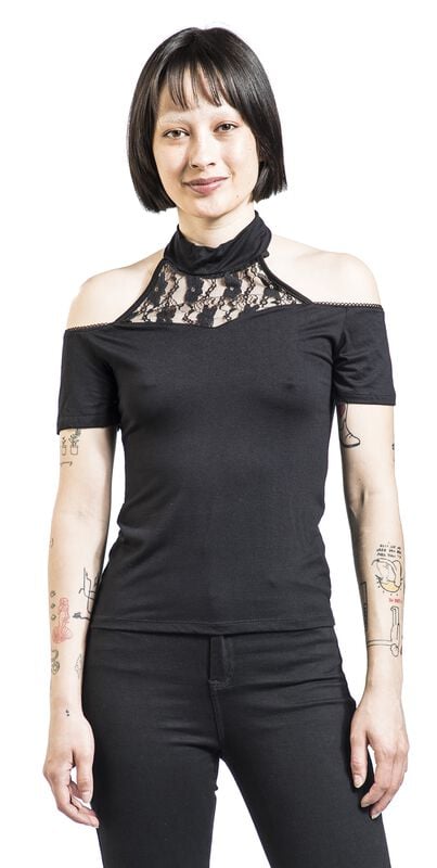 rock revival "Alexandra" T-Shirt black by Outer Vision