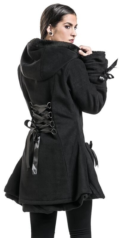 Rock Revival "Alison Coat" Short Coat Black By Poizen Industries