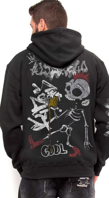 Rock Revival "Alter Ego Punk Beer - Men's Hoodie - Vicero" Hoodie Black By Outer Vision