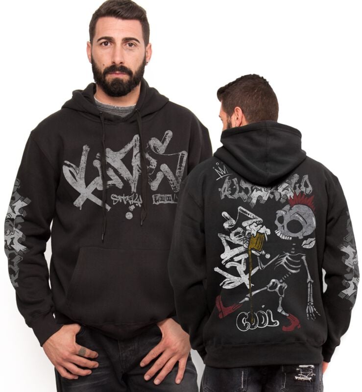 Rock Revival "Alter Ego Punk Beer - Men's Hoodie - Vicero" Hoodie Black By Outer Vision