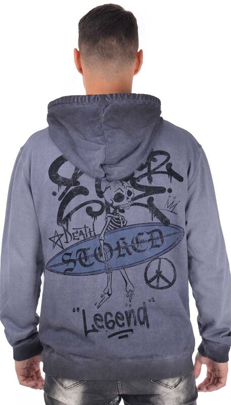 Rock Revival "Alter Ego Surf Hoodie" Hoodie Blue By Outer Vision